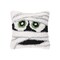Mummy Face Small Accent Pillow 8" x 8" Fall Halloween Home Decor